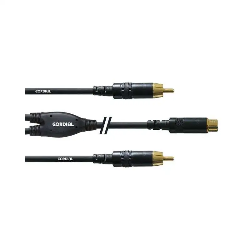 Cordial CFY 0.3 ECC Cable adaptador Y