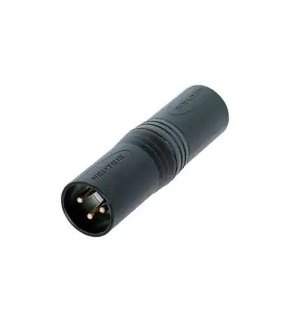 Neutrik NA3MM-B Adapter XLR male