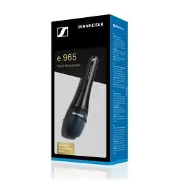 Sennheiser e 965 Evolution Vocalmicrofoon,nier Supernier