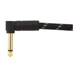 Fender Deluxe Tweed Patch Cable BLK 90 cm