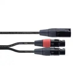 Cordial EY 0.3 MFF Y-Adapterkabel 0,3 m