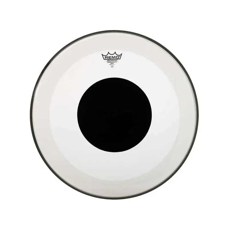 Remo Powerstroke 3 Black Dot 20", Clear, BassDrum Batter