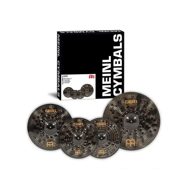 Meinl Classics Custom Dark CymbalSet CCD141620, Complete Meinl Classics Custom Dark CymbalSet CCD141620, Complete
