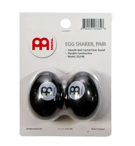 Meinl Egg Shaker ES2-BK, zwart