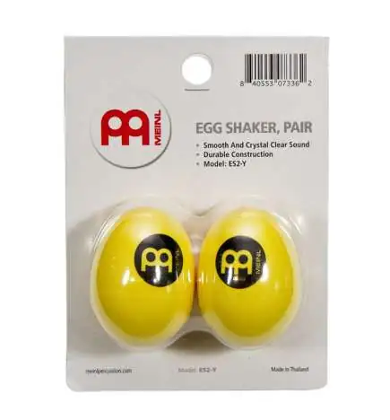 Meinl Egg Shaker ES2-Y, geel