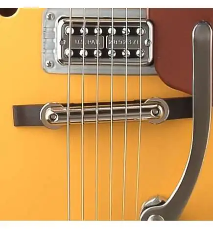 Gretsch Rocking Bar Bridge Assembly Chrome with Ebony Base