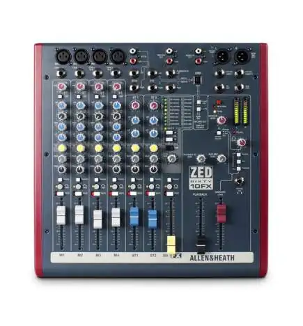 Allen Heath ZED60-10FX Compact USB Mixer