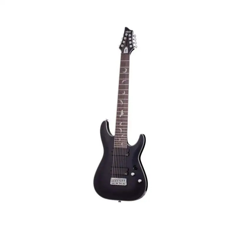 Schecter Damien Platinum-8 Satin Black