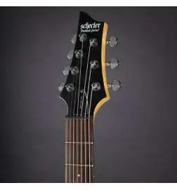 Schecter C-7 Deluxe Lefthand Satin Black