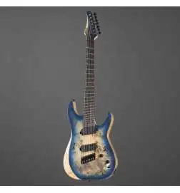 Schecter Reaper-7 Multiscale Satin Sky Burst