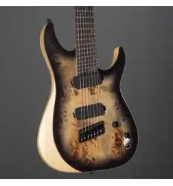 Schecter Reaper-7 Multiscale Satin Charcoal Burst