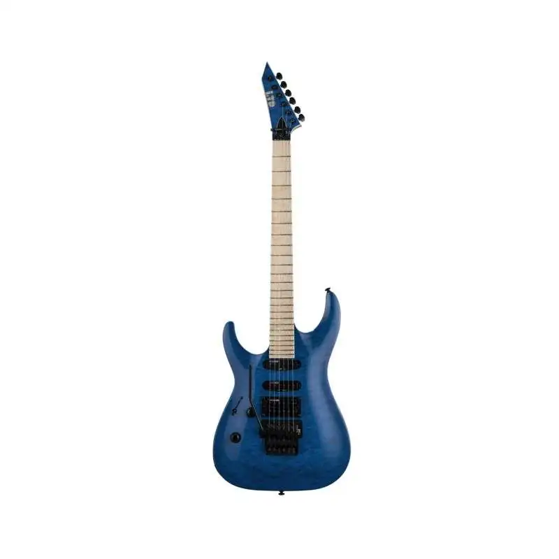 ESP LTD MH-203QM See Thru Blue Lefthand