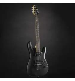 Schecter C-6 Deluxe Satin Black