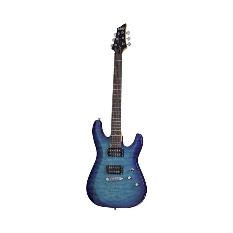 Schecter C-6 Plus Ocean Blue Burst Schecter C-6 Plus Ocean Blue Burst