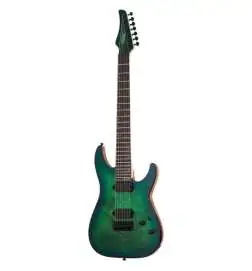 Schecter C-7 Pro Aqua Burst