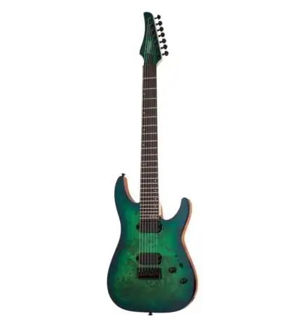 Schecter C-7 Pro Aqua Burst