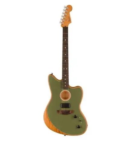 Fender Acoustasonic Player Jazzmaster Antique Olive