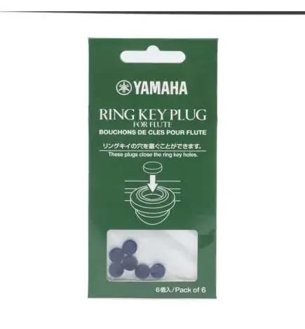 Yamaha Ringklappen-Verschlüsse 6 Stück, Silikon, blau