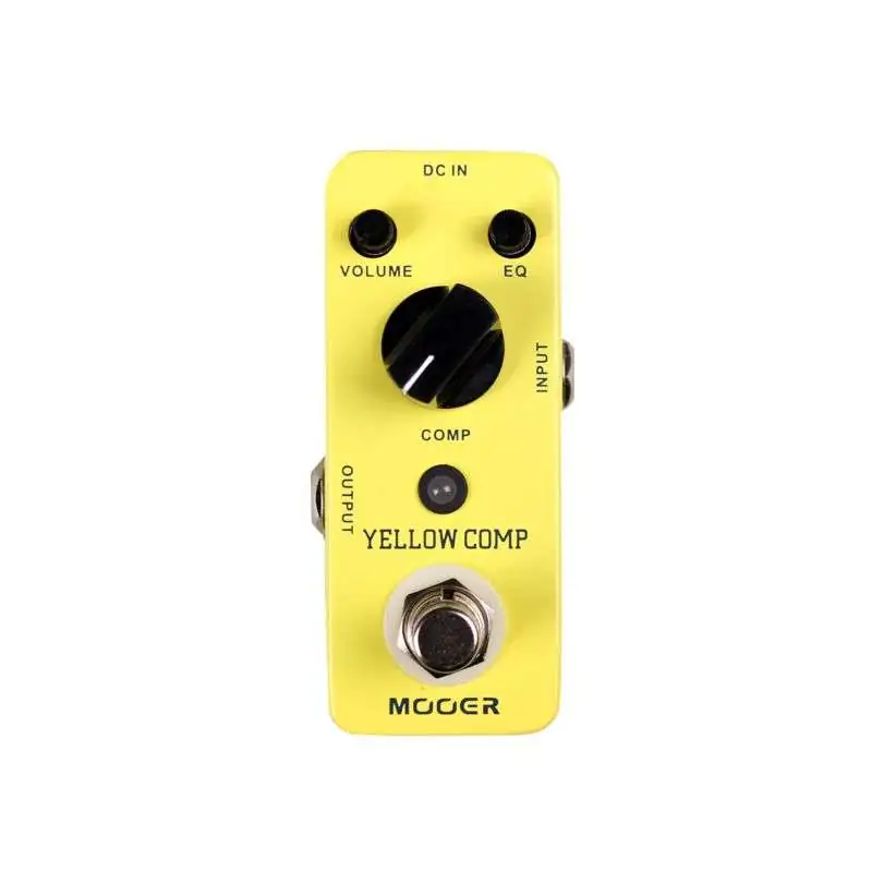 Mooer Audio Yellow Comp Optical Compressor pedaal Mooer Audio Yellow Comp Optical Compressor pedaal