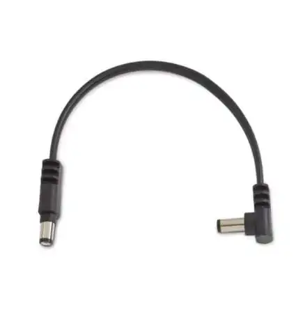 Rockboard Flat Power Cable Angled Straight 0,15 m