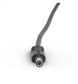 Rockboard Flat Power Cable Angled Straight 0,6 m