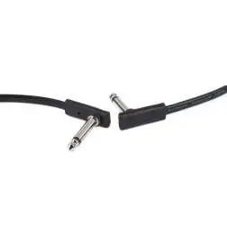 Rockboard Flat Patch Cable Black Series 0,6 m