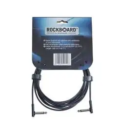 Rockboard Flat Instrument Cable Angled Angled 3 m