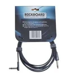 Rockboard Flat Instrument Cable Straight Angled 3 m