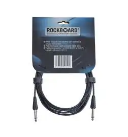 Rockboard Flat Instrument Cable Straight/Straight 3 m