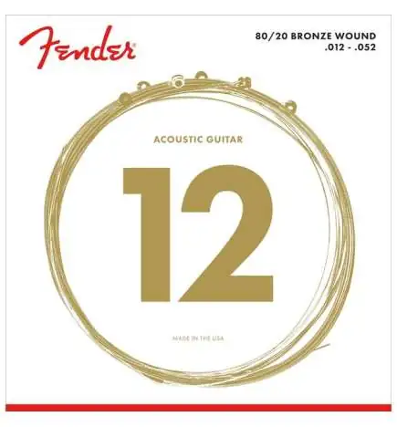 Fender A-Git. Saiten 70L 12-52 80 20 Bronze