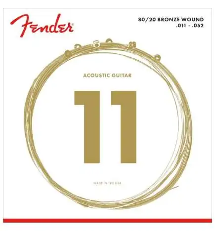 Fender A-Git. Saiten 70CL 11-52 80 20 Bronze
