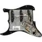 Fender Pre-Wired Strat Pickguard, Tex Mex SSS Black Fender Pre-Wired Strat Pickguard, Tex Mex SSS Black