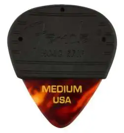 Fender 351 Mojo Grip Picks Celluloid Tortoiseshell Medium