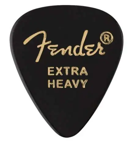 Fender Picks 351 Black extra heavy