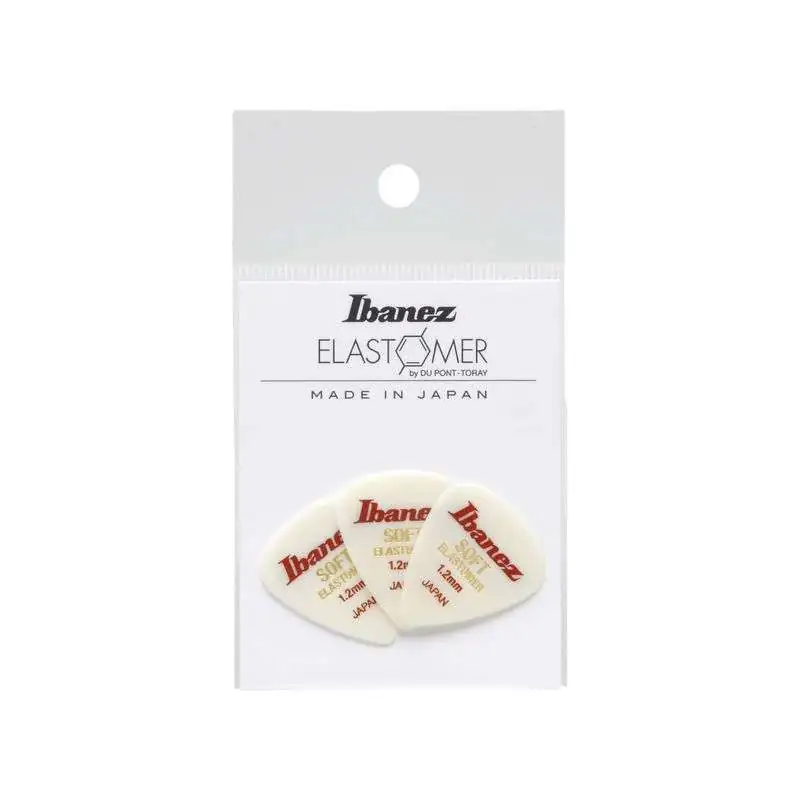 Ibanez BEL14ST12 Elastomer Picks Soft White