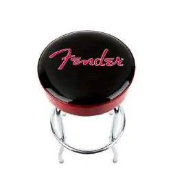 Fender Barhocker 30 Red Sparkle Logo