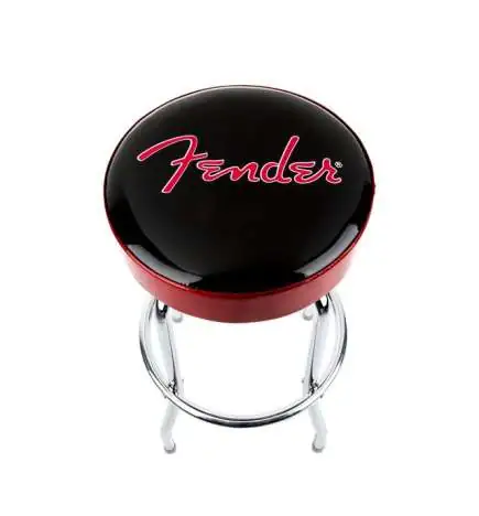 Fender Barhocker 30 Red Sparkle Logo