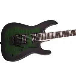 Jackson JS32Q Dinky DKA Transparent Green Burst