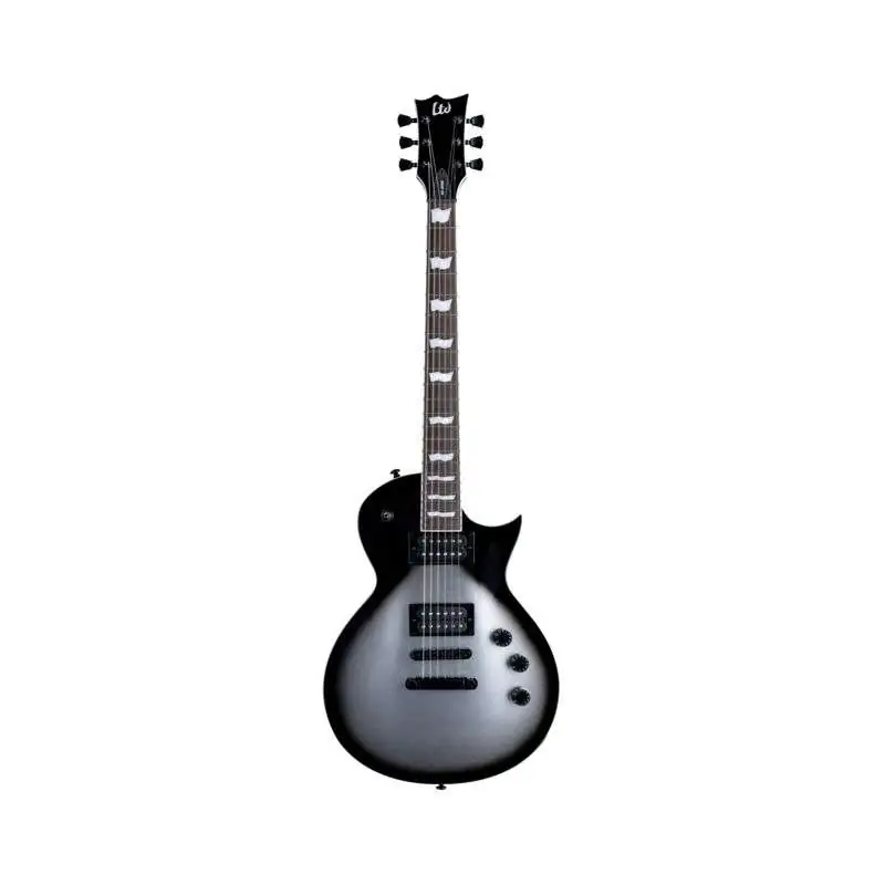 ESP LTD EC-256 Silver Sunburst Teardrop