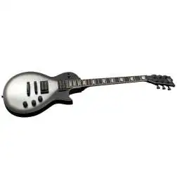 ESP LTD EC-256 Silver Sunburst Teardrop