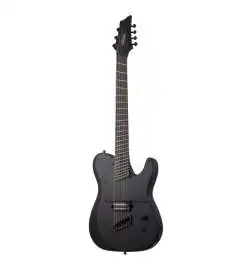Schecter PT-7 Multiscale Black Ops, Satin Black Open Pore