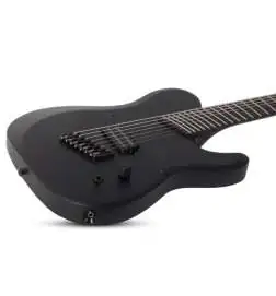 Schecter PT-7 Multiscale Black Ops, Satin Black Open Pore