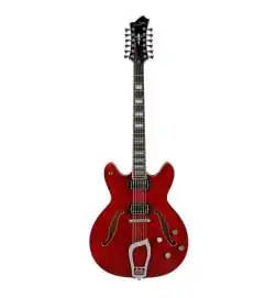 Hagstrom Viking Deluxe 12-String Wild Cherry Transparent