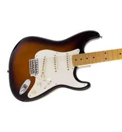 Fender AS Eric Johnson Strat MN 2 tons sunburst, étui incl.
