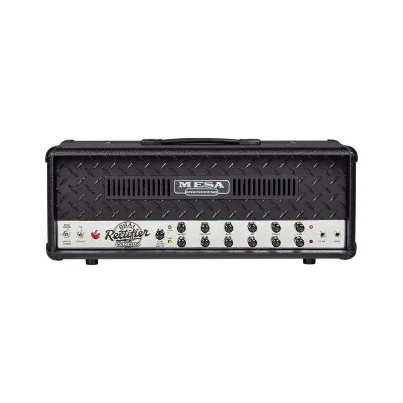 Mesa Boogie Dual Rectifier 90s 2-Channel Black Bronco / Chrome Chassis Mesa Boogie Dual Rectifier 90s 2-Channel Black Bronco / Chrome Chassis