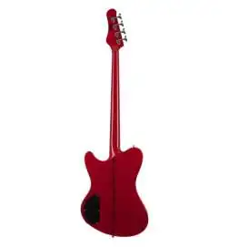Schecter Simon Gallup Ultra Spitfire Bass Red Black