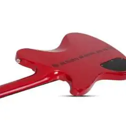 Schecter Simon Gallup Ultra Spitfire Bass Red Black