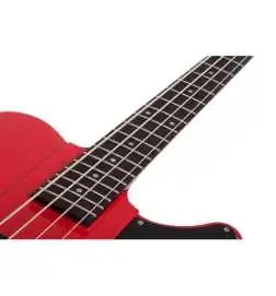 Schecter Simon Gallup Ultra Spitfire Bass Red Black