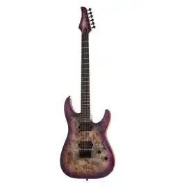 Schecter C-6 Pro Aurora Burst