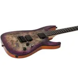 Schecter C-6 Pro Aurora Burst